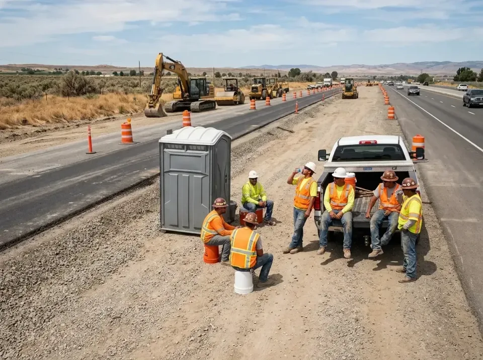 highway-road-construction-crew-007 — frequently asked questions, Porta Potty and Restroom Rentals in Monte Sereno, CA